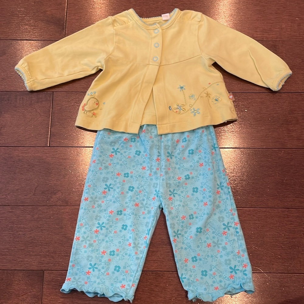 Petit Lem Floral Shirt and Pants